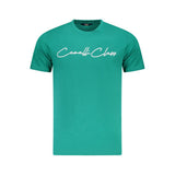 Cavalli Class Verde Cotton Men T-Shirt