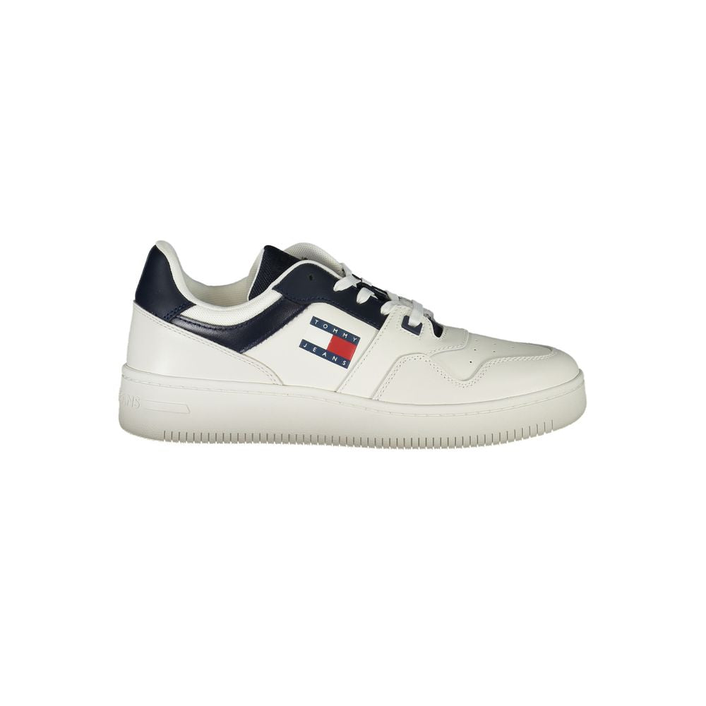 Tommy Hilfiger Blu Leather Men Sneaker