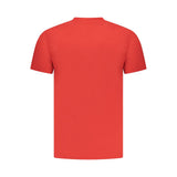 Cavalli Class Rosso Cotton Men T-Shirt