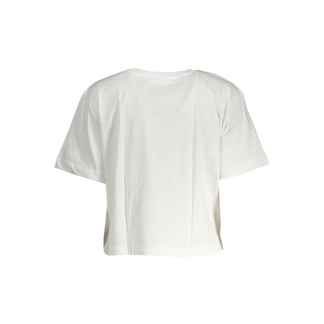 Desigual White Cotton Women T-Shirt