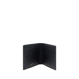Ferragamo Black Calf Leather Bos Taurus Wallet