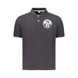 North Sails Black Cotton Men Polo