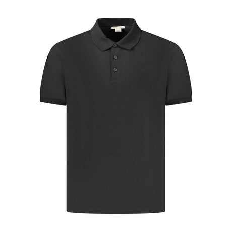 Calvin Klein Black Cotton Men Polo