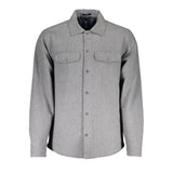 Gant Grigio Cotton Men Shirt
