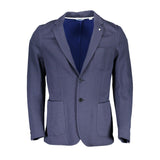 Gant Blue Cotton Men Jacket
