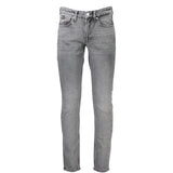 Calvin Klein Gray Cotton Men Jeans