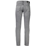 Calvin Klein Gray Cotton Men Jeans