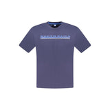 North Sails Blue Cotton Men T-Shirt