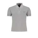 Napapijri Brown Cotton Men Polo Shirt