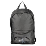 Calvin Klein Black Polyester Men Backpack