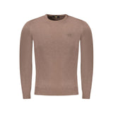 Cavalli Class Marrone Viscose Men's Sweater