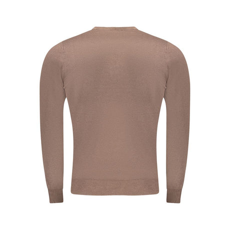 Cavalli Class Marrone Viscose Men's Sweater