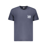 Lee Blu Cotton Men T-Shirt