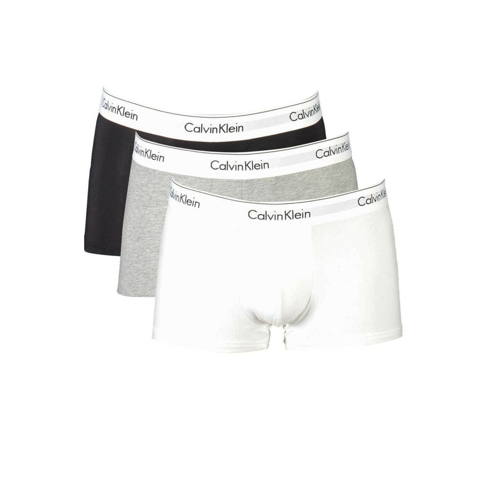 Calvin Klein Grey Cotton Men's Boxer Short