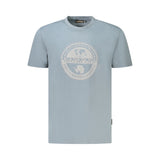 Napapijri Grigio Organic Cotton Men T-Shirt