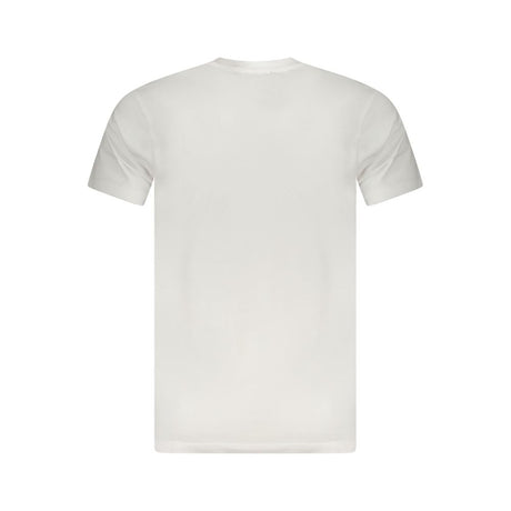 Cavalli Class Bianco Cotton Men T-Shirt