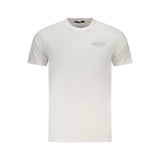 Cavalli Class Bianco Cotton Men T-Shirt