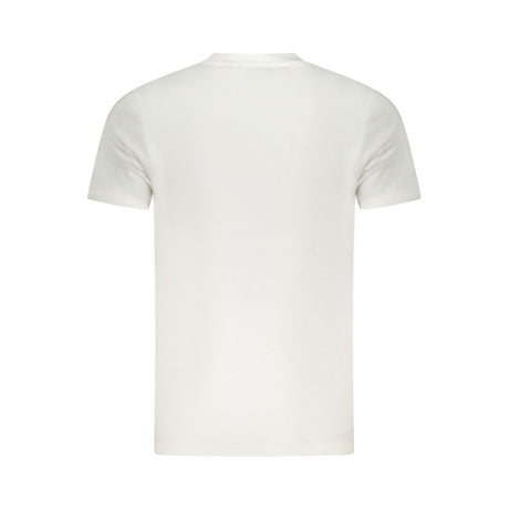 Cavalli Class Bianco Cotton Men T-Shirt
