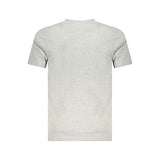 Cavalli Class Grigio Cotton Men T-Shirt