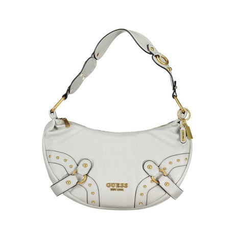 Guess Jeans Grigio Polyurethane Women Shoulder Bag