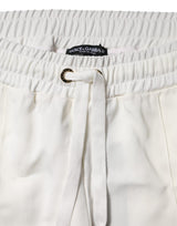Dolce & Gabbana White Jogger Sweatpants Pants