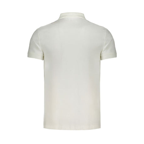 Calvin Klein White Cotton Mens Polo Shirt