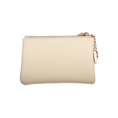 Mario Valentino Beige Polyethylene Women Wallet