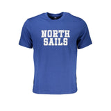 North Sails Blue Cotton Men's T-Shirt