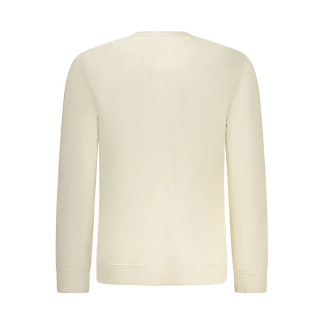 Lee Beige Cotton Men Sweatshirt