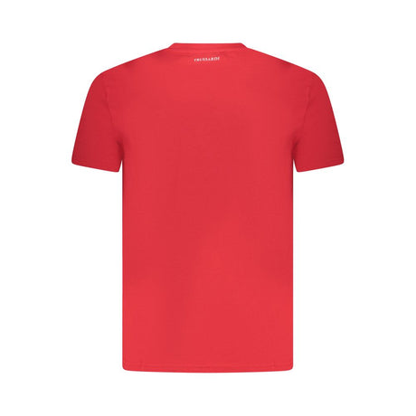 Trussardi Rosso Cotton Men T-Shirt
