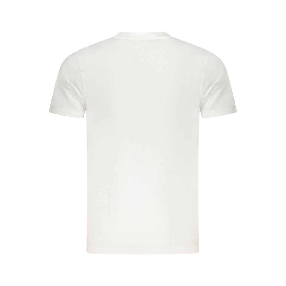Cavalli Class Bianco Cotton Men T-Shirt