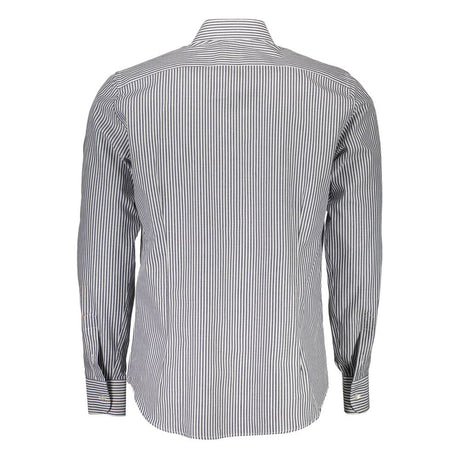 La Martina Blu Cotton Men Shirt
