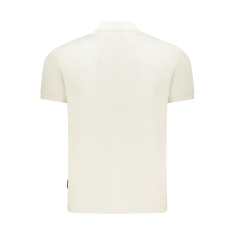 Napapijri White Cotton Men Polo