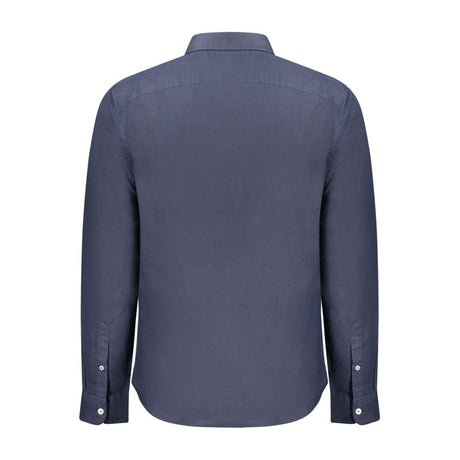 Timberland Blue Linen Men Shirt