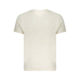 Tommy Hilfiger Beige Cotton Men T-Shirt