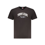 Tommy Hilfiger Black Cotton Men's T-Shirt