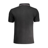 La Martina Black Cotton Men's Polo Shirt