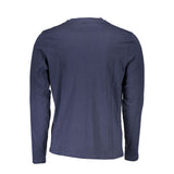 North Sails Blu Cotton Men T-Shirt