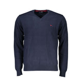 Harmont & Blaine Blue Cotton Men Sweater