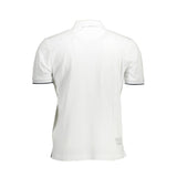 La Martina White Cotton Men Polo Shirt