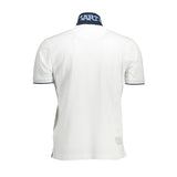 La Martina White Cotton Men Polo Shirt
