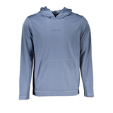 Calvin Klein Blue Polyester Men's Hooded Sweater