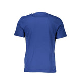 North Sails Blue Cotton Men T-Shirt