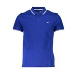 Harmont & Blaine Blue Cotton Polo Shirt