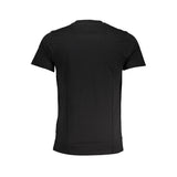Cavalli Class Black Cotton Men T-Shirt