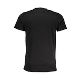 Cavalli Class Black Cotton Men T-Shirt