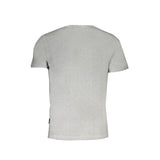 Napapijri Gray Organic Cotton Men's T-Shirt