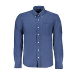 North Sails Blue Organic Cotton Men Shirt