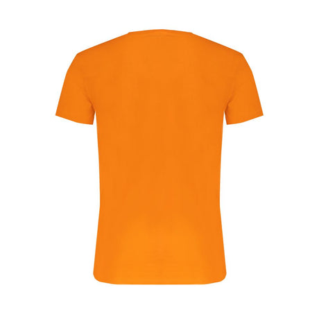Trussardi Arancione Cotton Men T-Shirt