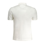La Martina White Cotton Men Polo Shirt